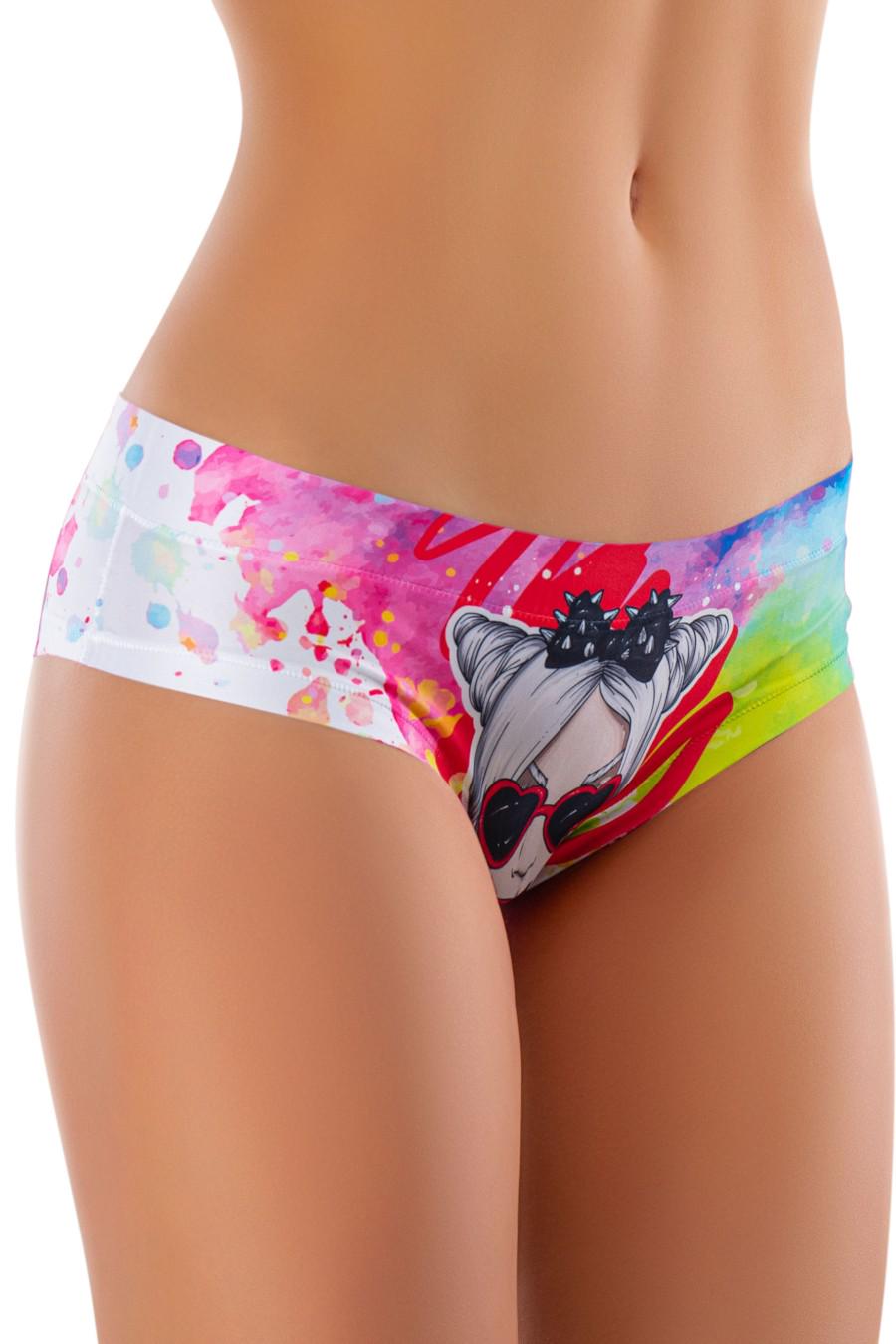 Трусики женские Mememe слип с ярким принтом XL Разноцветный (83406-59345-83)