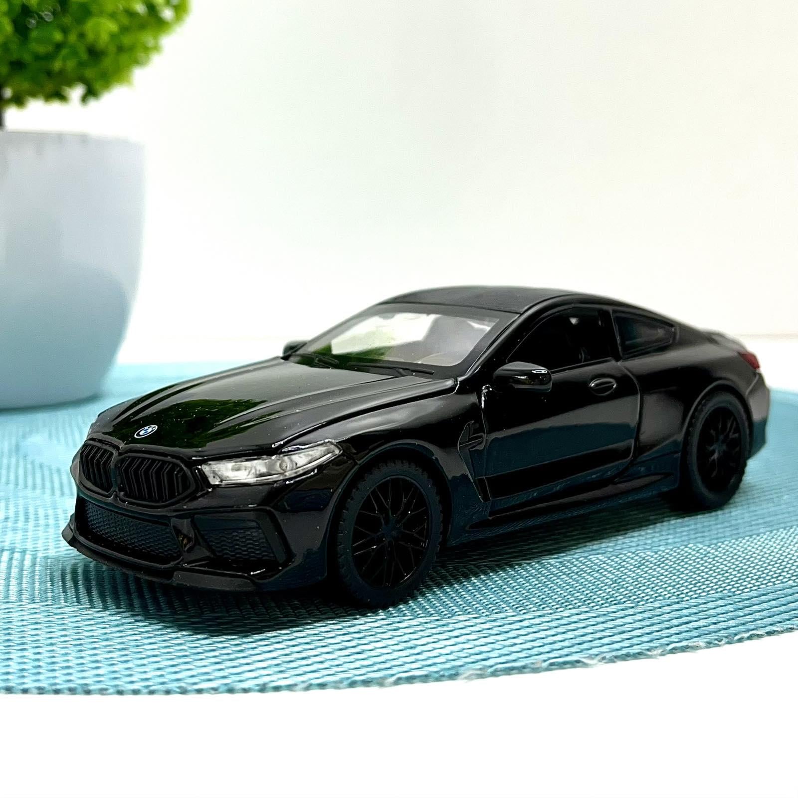 Машинка металлическая АвтоЭксперт ВМВ m 8 1:32 свет/звук Черный (42212)