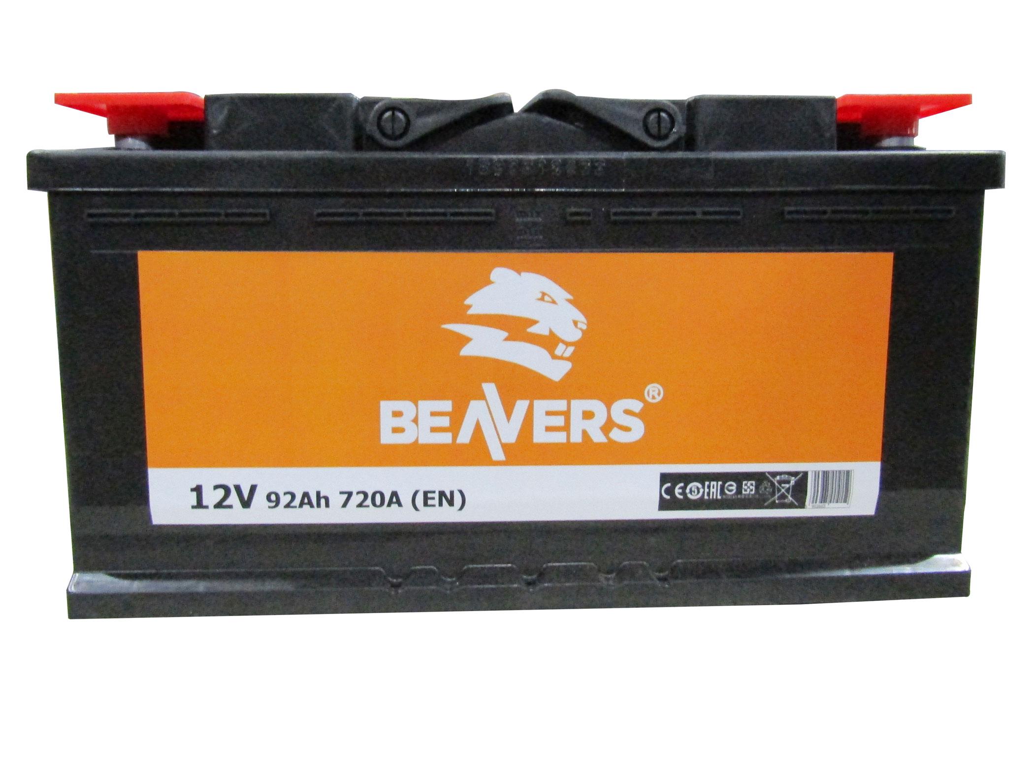 Аккумулятор BEAVERS 6СТ-92 R+ 720А - фото 4