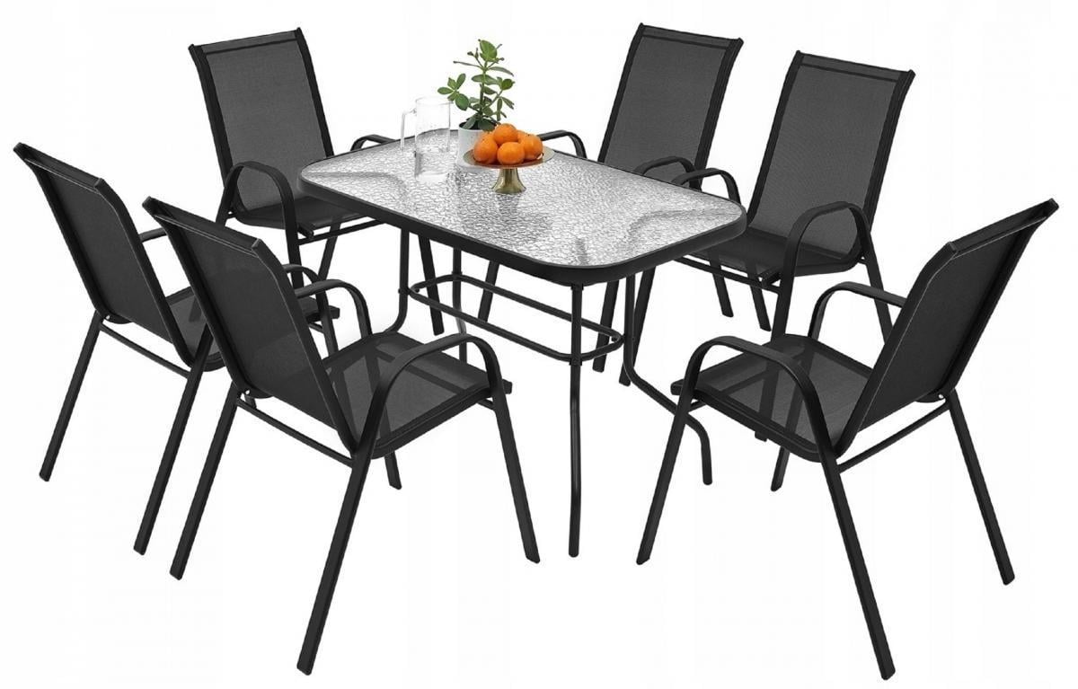 Комплект садовой мебели Kontrast Majorka DUO-6 Black