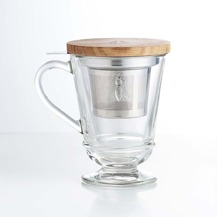 Кружка для чая La Rochere Abeille с деревянной крышкой 12,2 см 275 мл (L00642201)