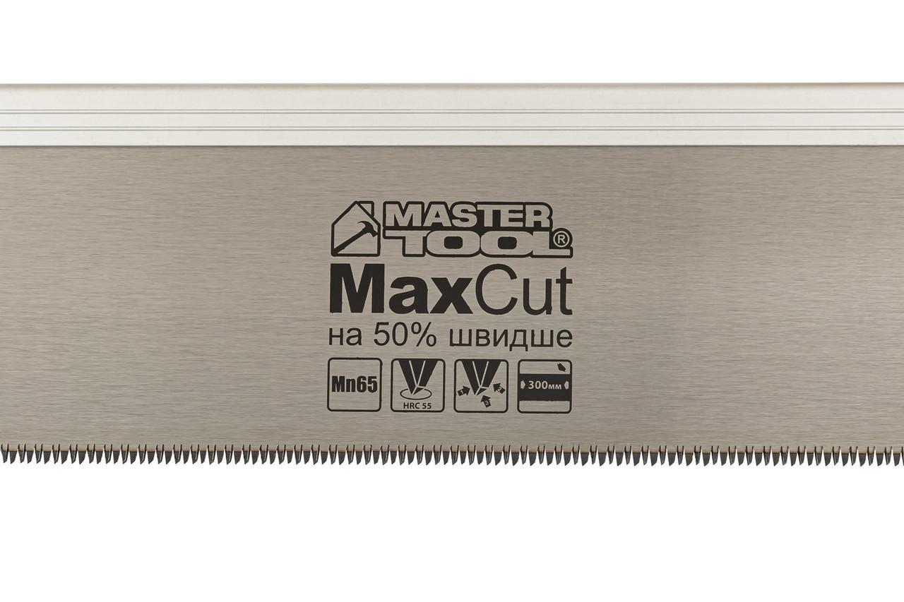 Ножівка пасувальна 12TPI MAX CUT загартований зуб 3D заточування поліроване 300 мм - фото 2 Ножівка пасувальна 12TPI MAX CUT загартований зуб 3D заточування поліроване 300 мм - фото 2