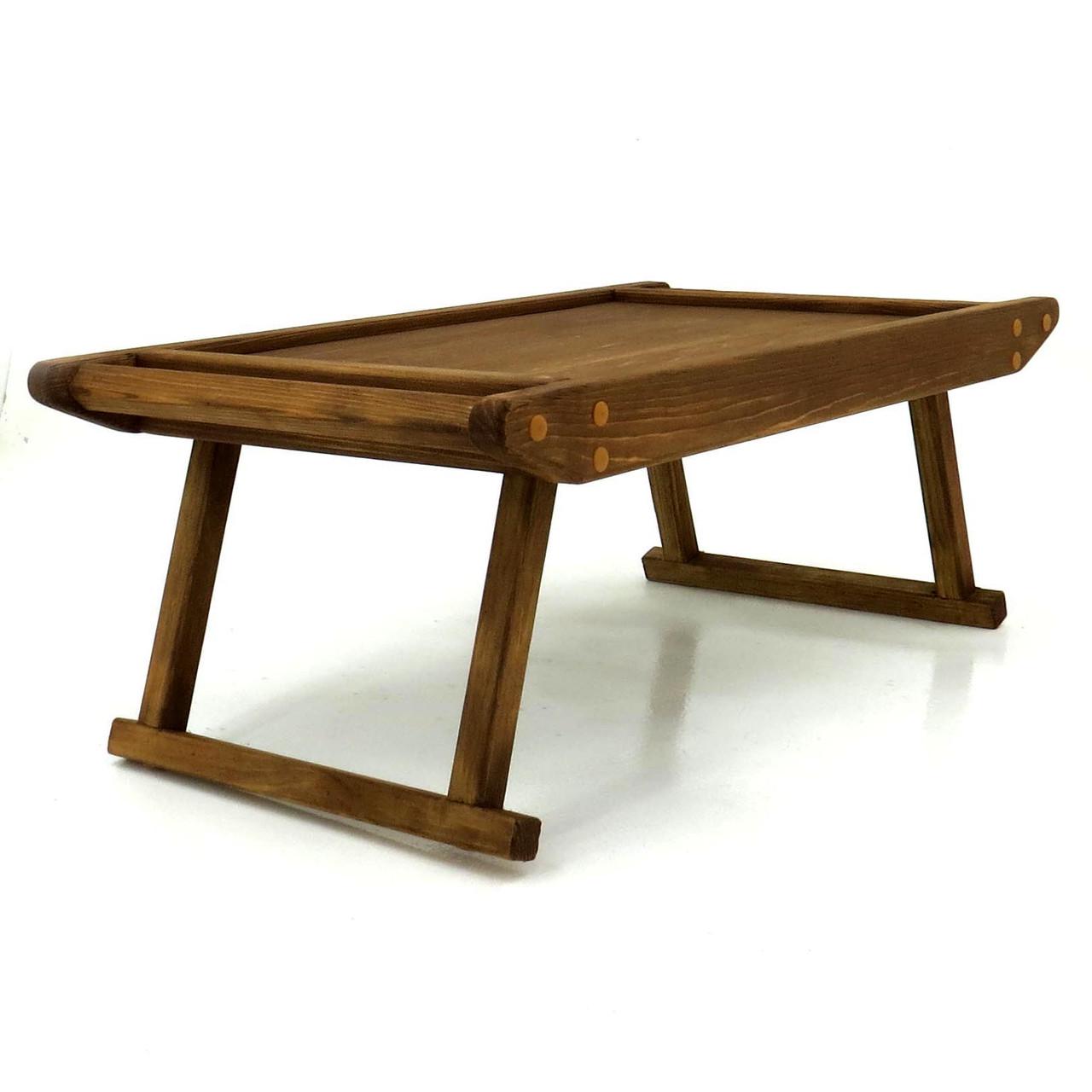 Столик-поднос для завтрака из дерева Гавайи Капучино (СТП-003209)