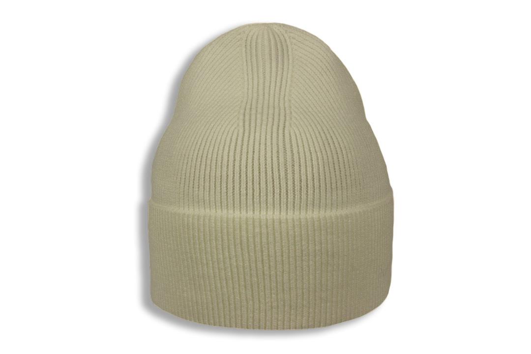 Шапка молодіжна Apex Фібі в рубчик з відворотом кашемірова одинарна one size Молочний (282189) - фото 1 Шапка молодіжна Apex Фібі в рубчик з відворотом кашемірова одинарна one size Молочний (282189) - фото 1