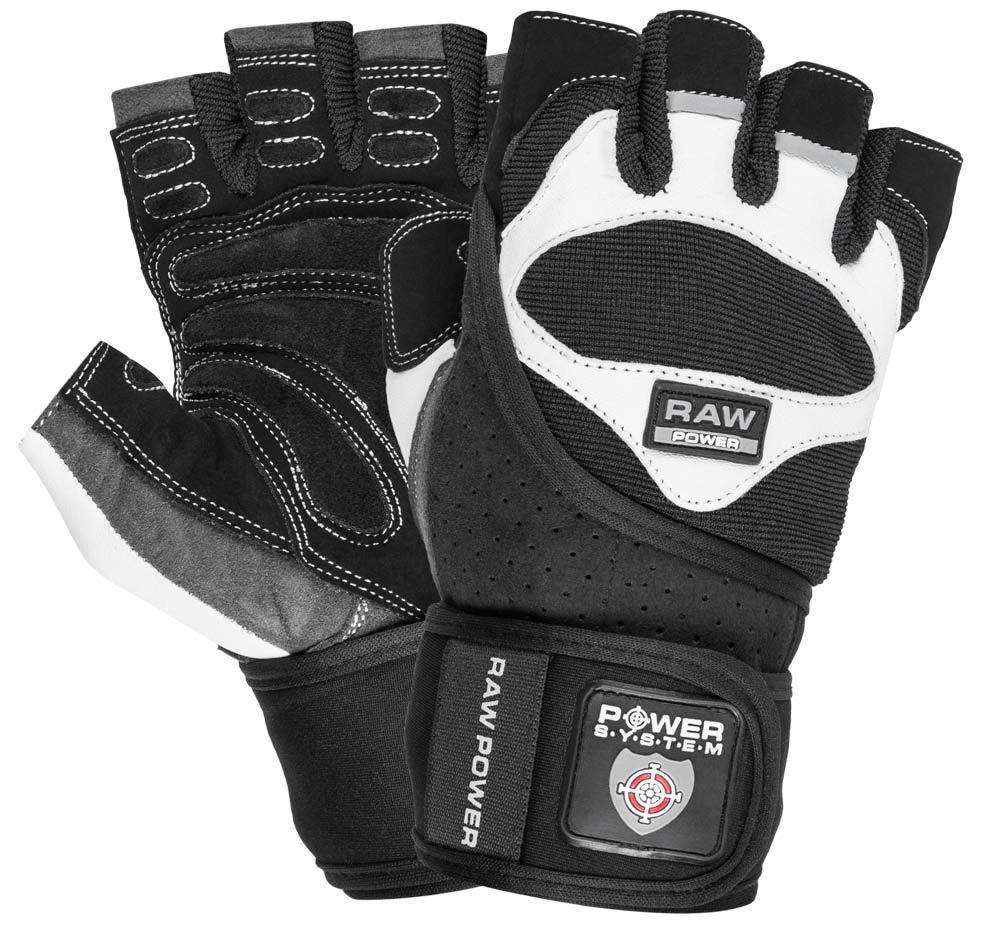 Рукавички для фітнесу Power System PS-2850 Raw Power L Black/White (3019802382) Рукавички для фітнесу Power System PS-2850 Raw Power L Black/White (3019802382)