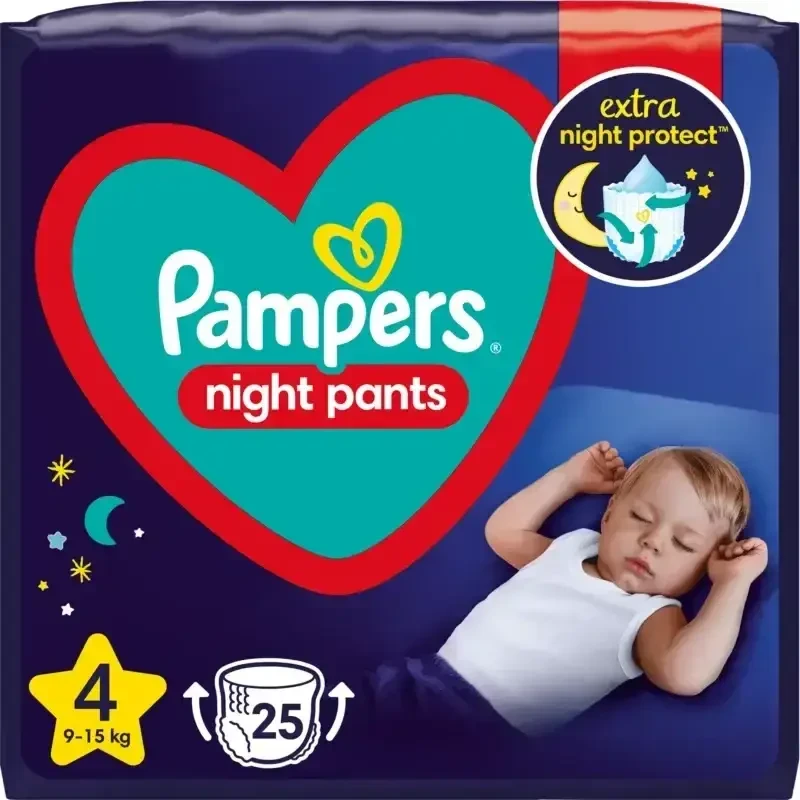 Подгузники-трусики Pampers night pants 4 9-15 кг 25 шт. (2841007235)