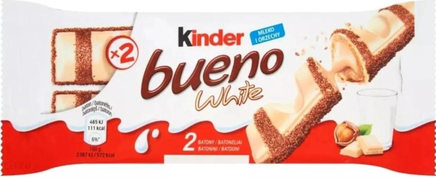 Батончик Kinder Bueno White 39 г (KDR-00003)