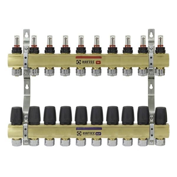 Коллектор Raftec LCR-1.10 с расходомерами и евроконусами (SW-57003)