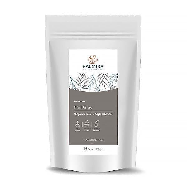 Чай черный Palmira Серый Граф с бергамотом рассыпной 100 г