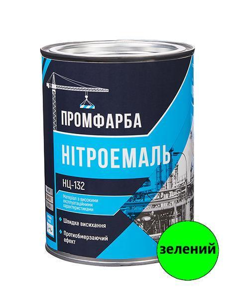 Нитроэмаль НЦ-132 ПРОМФАРБА 0,8 кг 860 мл Зеленый (3014417558)