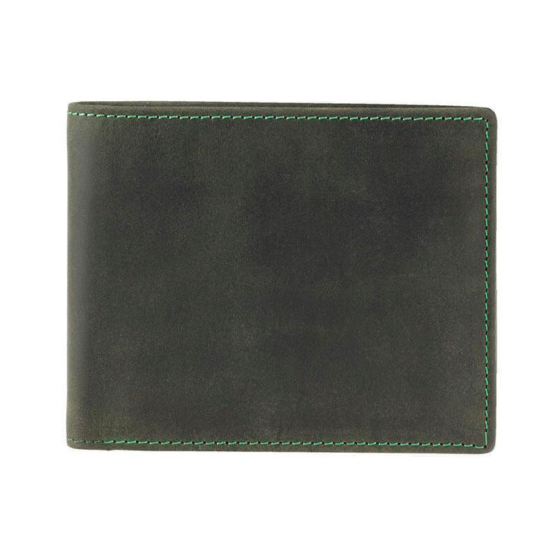 Портмоне мужское кожаное Visconti Shield Зеленый (707 OIL GRN)