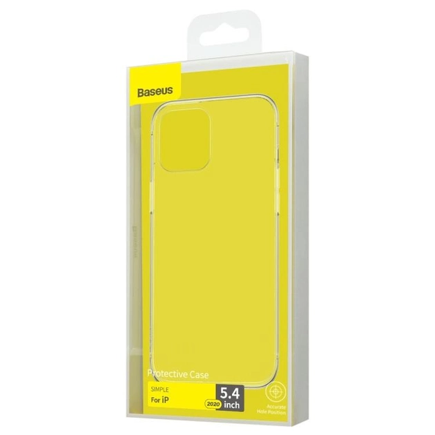 Чохол накладка Baseus Simple Series Case for iPhone 12 Mini Clear - фото 3