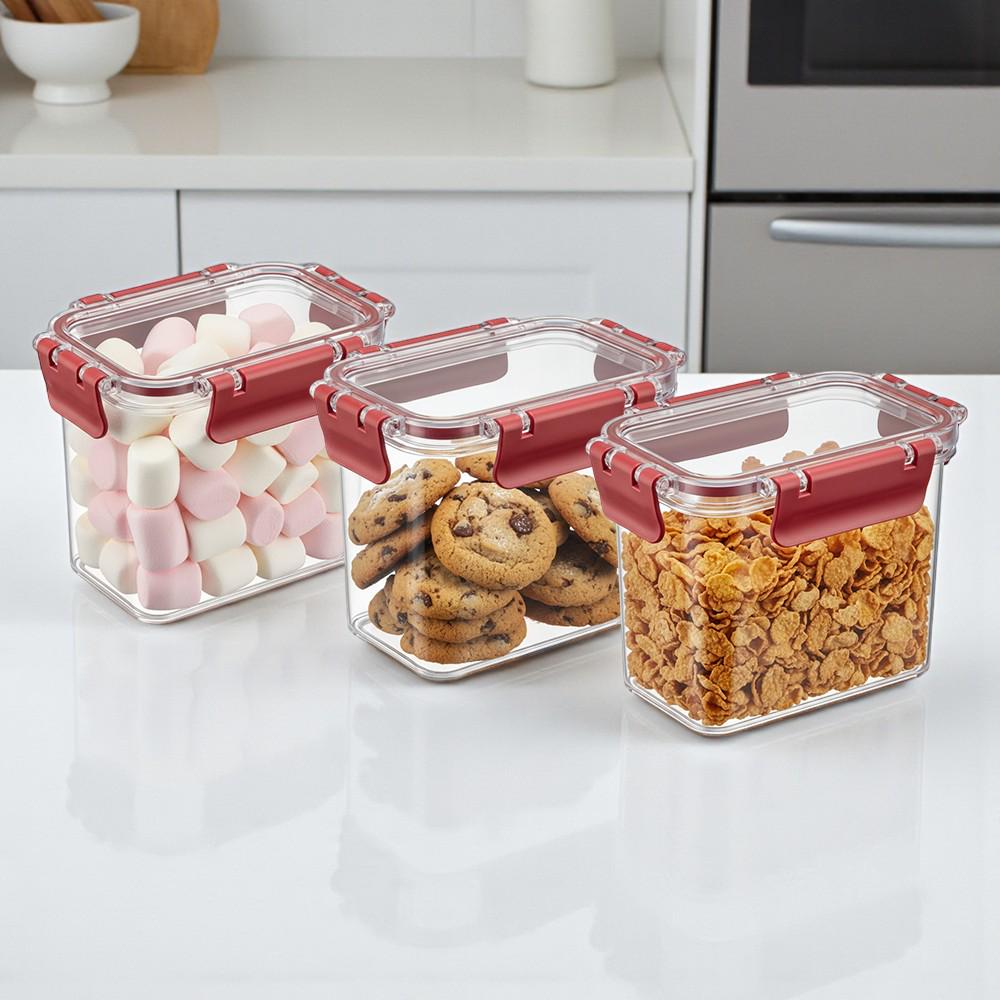 Набор хранения продуктов 760 мл 3 шт. Прозрачный (29862914) - фото 12 Набор хранения продуктов 760 мл 3 шт. Прозрачный (29862914) - фото 12