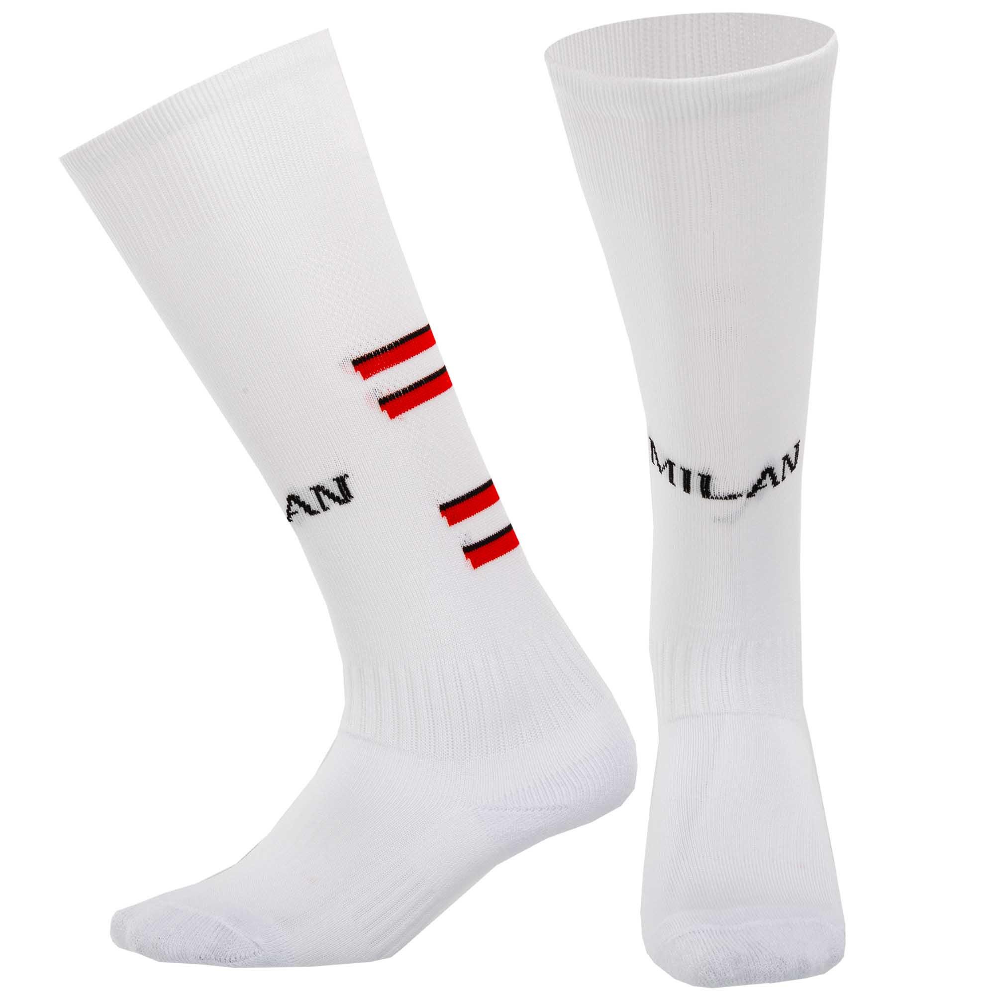 Гетры детские с символикой футбольного клуба SPOINT AC MILAN HOME 2025 ETM2505-ACM2 р. 34-38 Белый (ETM2505-ACM2)