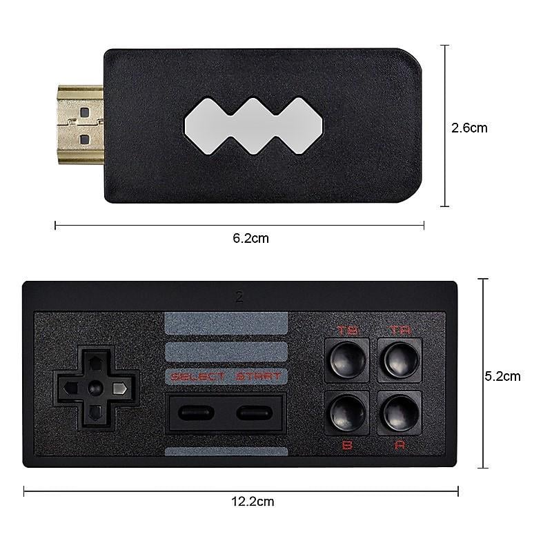 Ігрова приставка 8-BIT D600 HDMI з бездротовими джойстиками 600 вбудованих ігор (10261286) - фото 10