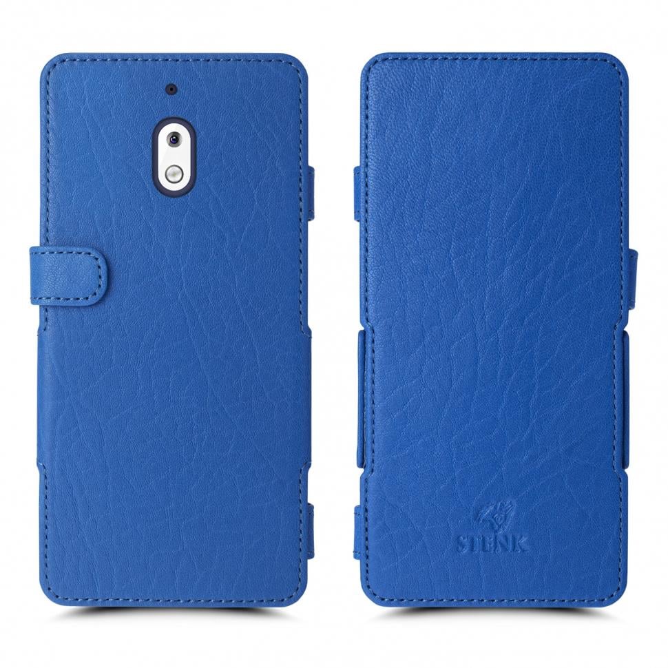 Чехол книжка Stenk Prime для Nokia 2 V Ярко-синий (66977)