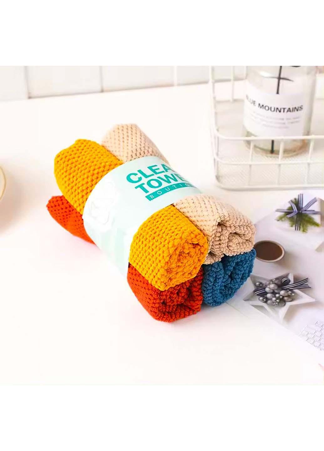 Набір кухонних рушників мікрофібра 4 шт. 30х30 см - фото 2 Набір кухонних рушників мікрофібра 4 шт. 30х30 см - фото 2