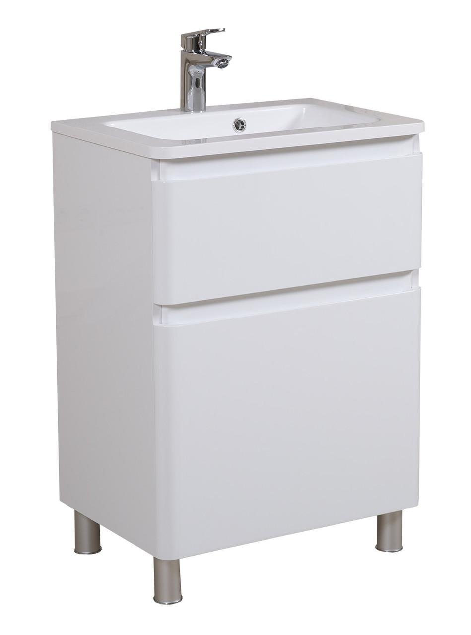 Тумба Акцент напольная c умывальником Альфа 70 см (1832800825)