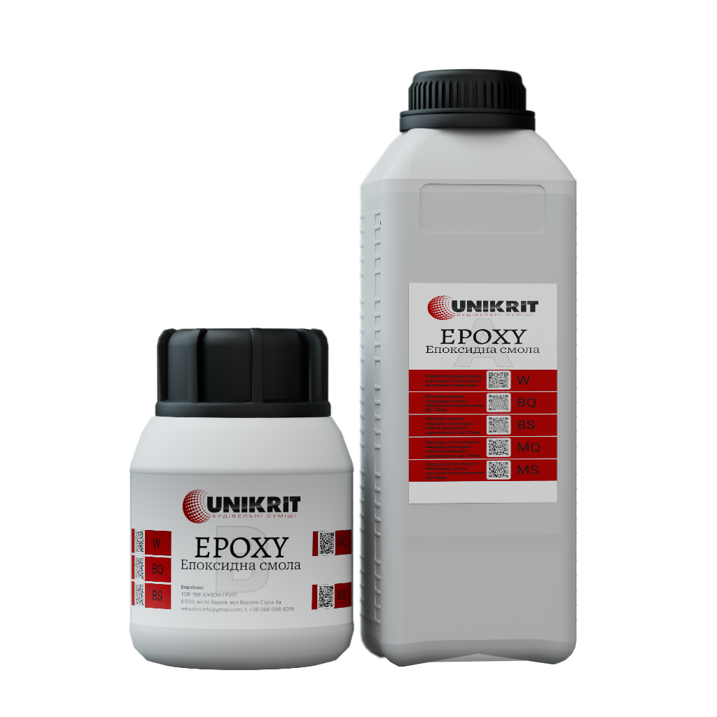 Смола епоксидна Unikrit для заливок 50 мм