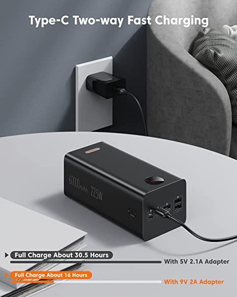 Повербанк для iPhone 60000 мАг 22.5 Вт - фото 4