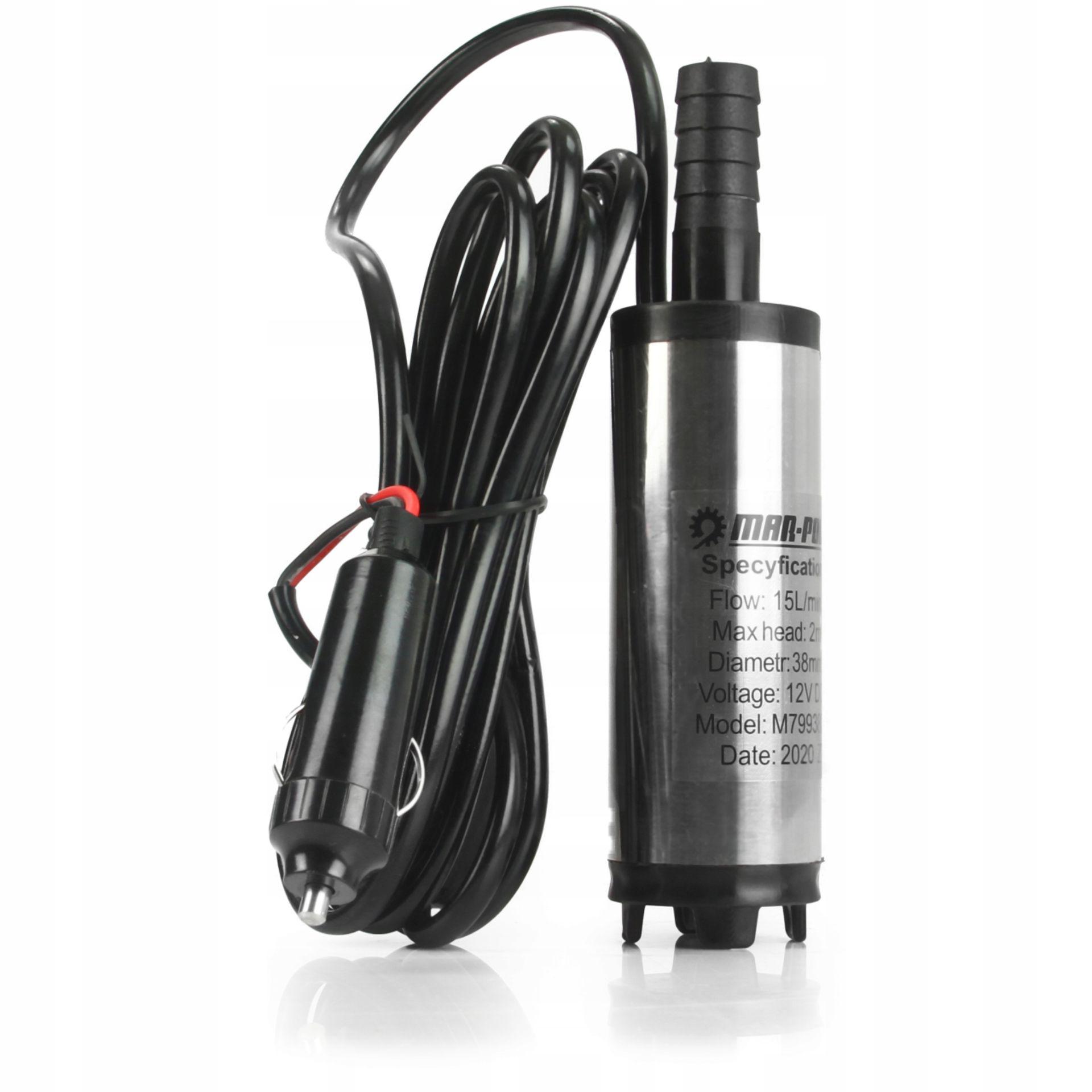 Насос для перекачки дизельного топлива Mar-Pol M79938C 19 Вт до 15 л/мин