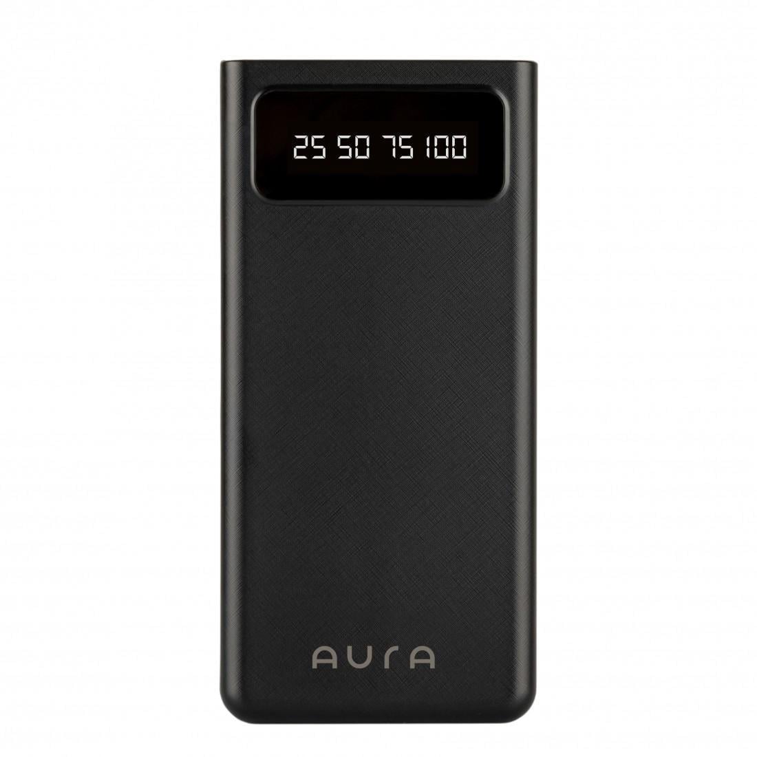 Повербанк Aura NRG30 Quick charging 30000 mAh 22,5 W Black