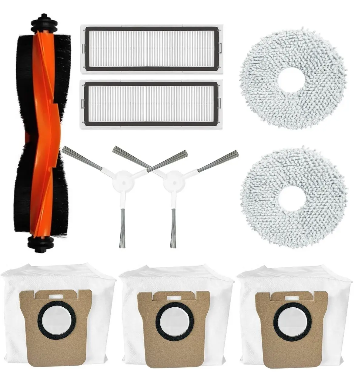 Набор расходных материалов №3 для робота-пылесоса Xiaomi X10+/X20+/B101GL/C102/ Xiaomi X10 Plus X20 Plus (3.34.130.138.158)