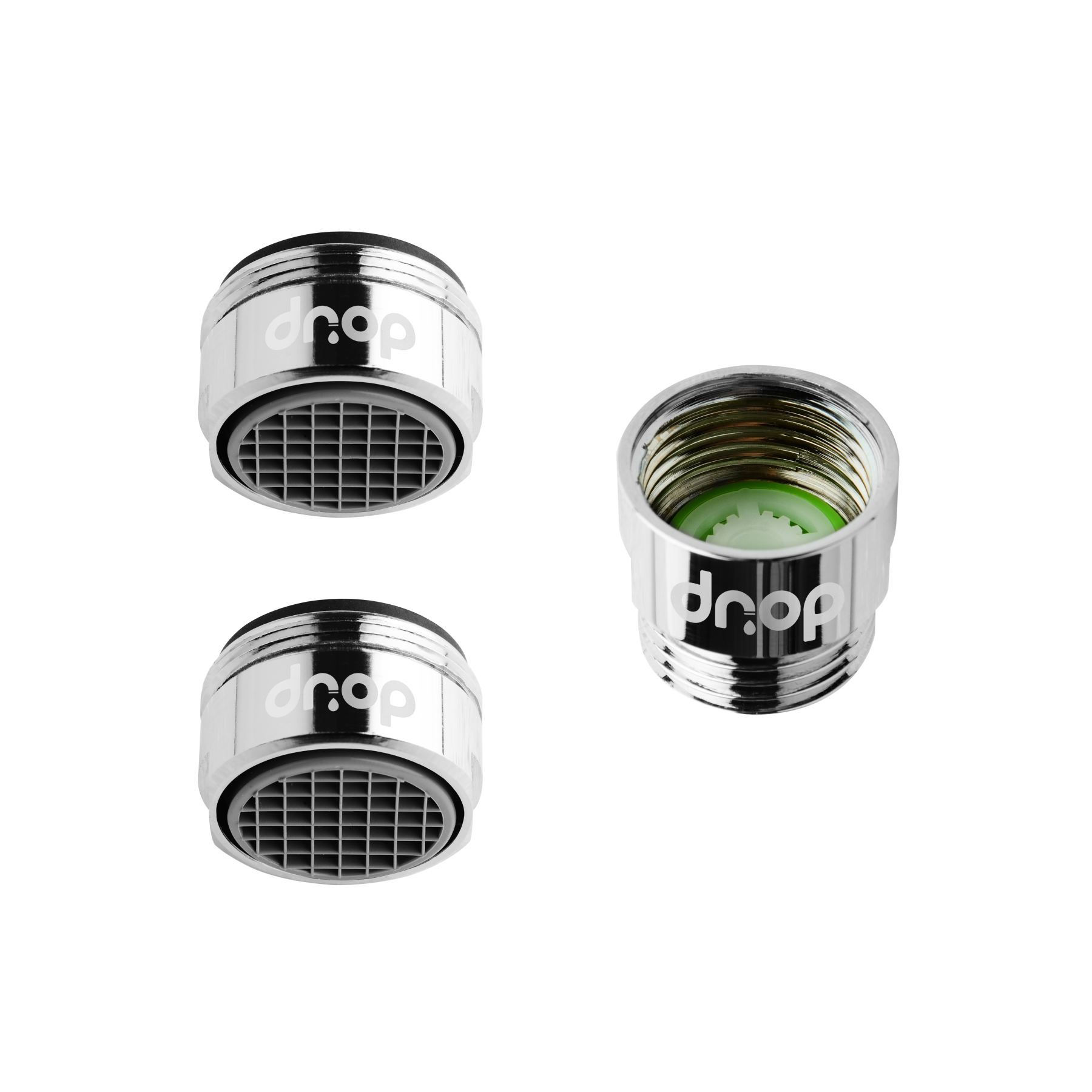 Набор для экономии воды Drop PM2+1G 58% насадка для душа/аэраторы 2 шт. (250245) - фото 2