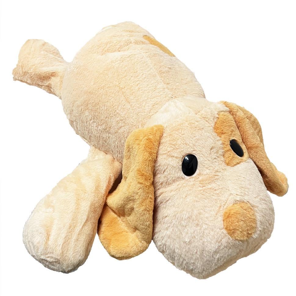 М'яка іграшка Bambi Собачка L1132 з пледом 55 см Peach (RLT48454)