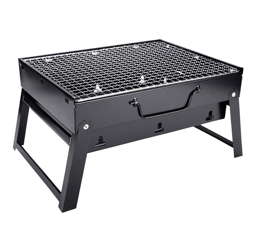 Мангал-чемодан складной BBQ Folding Grill с решеткой