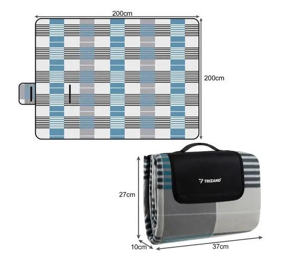 Ковдра для пікніку флісова Trizand (21077) - фото 2