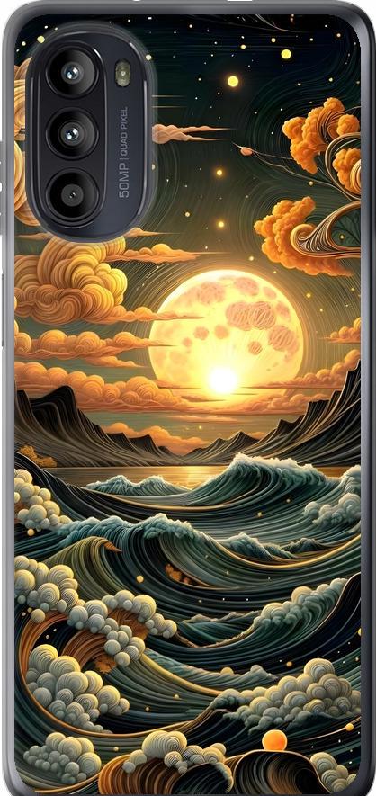 Чохол на Motorola Moto G52 Арт хвилі (6332u-2691-42517)