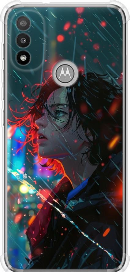 Чехол на Motorola E20 Ночные огни (6096sp-2509-42517)