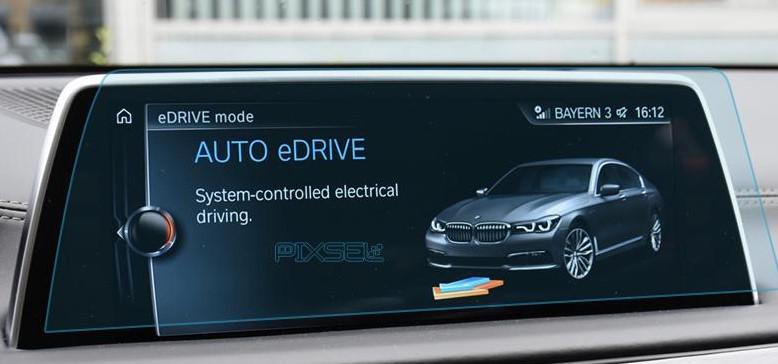 Стекло защитное Pixsel на монитор BMW 7 13,1“ 2015-2018 G11/G12 закаленное глянец