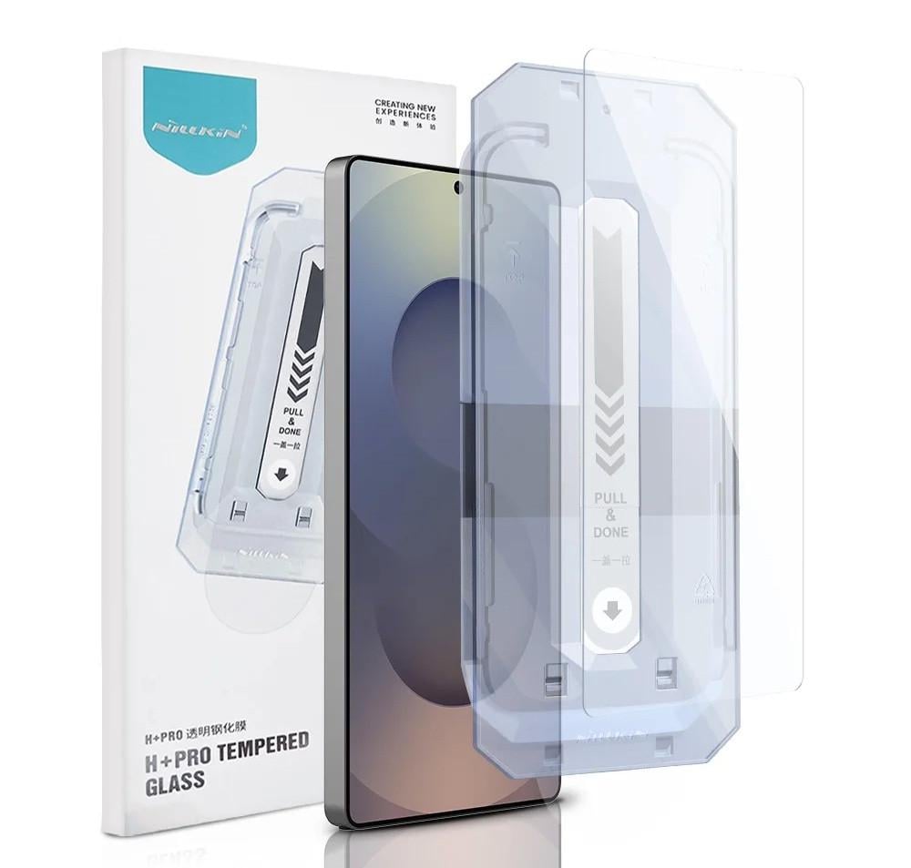 Защитное стекло Nillkin Amazing H+ PRO Full Glue Samsung Galaxy S25 Ultra 0,25 мм с аппликатором Clear