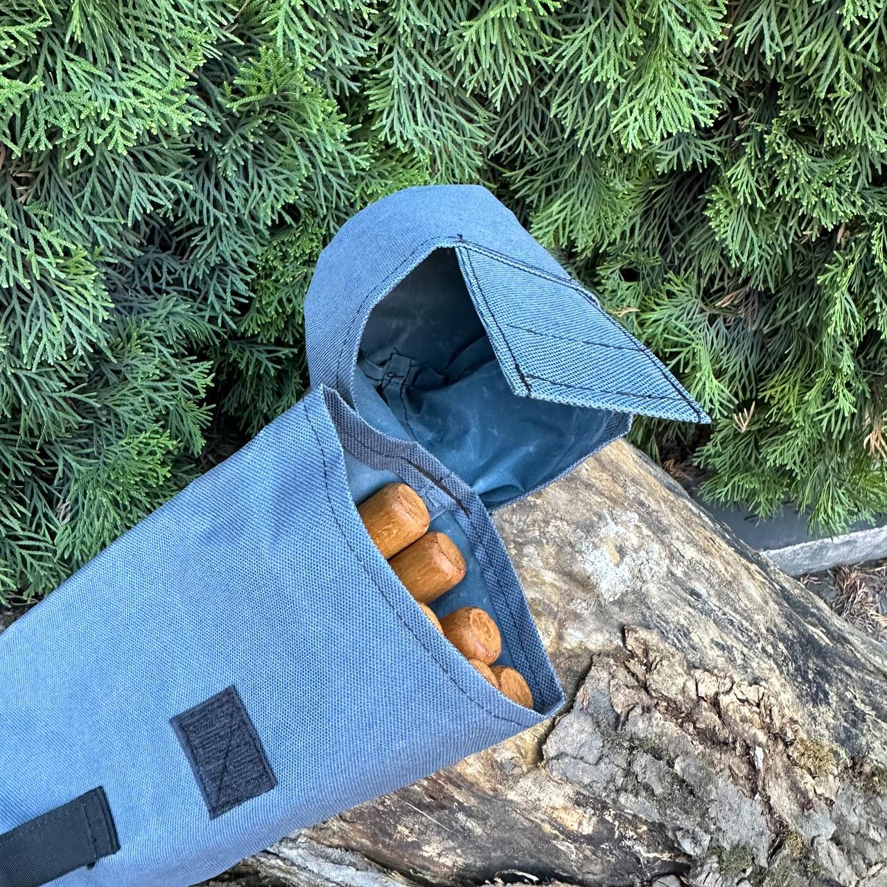 Чохол-тубус Metalzavod із клапаном на липучці на 10 шампурів 69х10х10 см Сірий (CHHL-KLPN-SHMP10-GY) - фото 3 Чохол-тубус Metalzavod із клапаном на липучці на 10 шампурів 69х10х10 см Сірий (CHHL-KLPN-SHMP10-GY) - фото 3