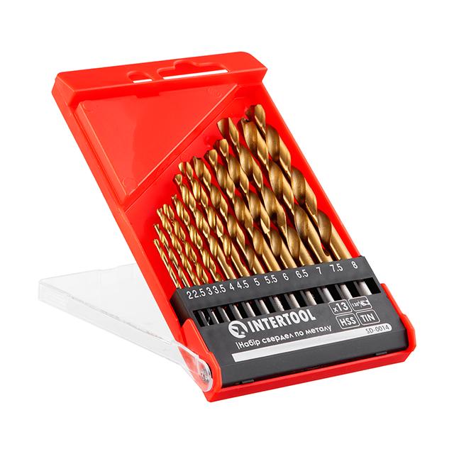 Набор сверл по металлу HSS 13 шт. 2-8 мм (DIN338) - фото 2 Набор сверл по металлу HSS 13 шт. 2-8 мм (DIN338) - фото 2