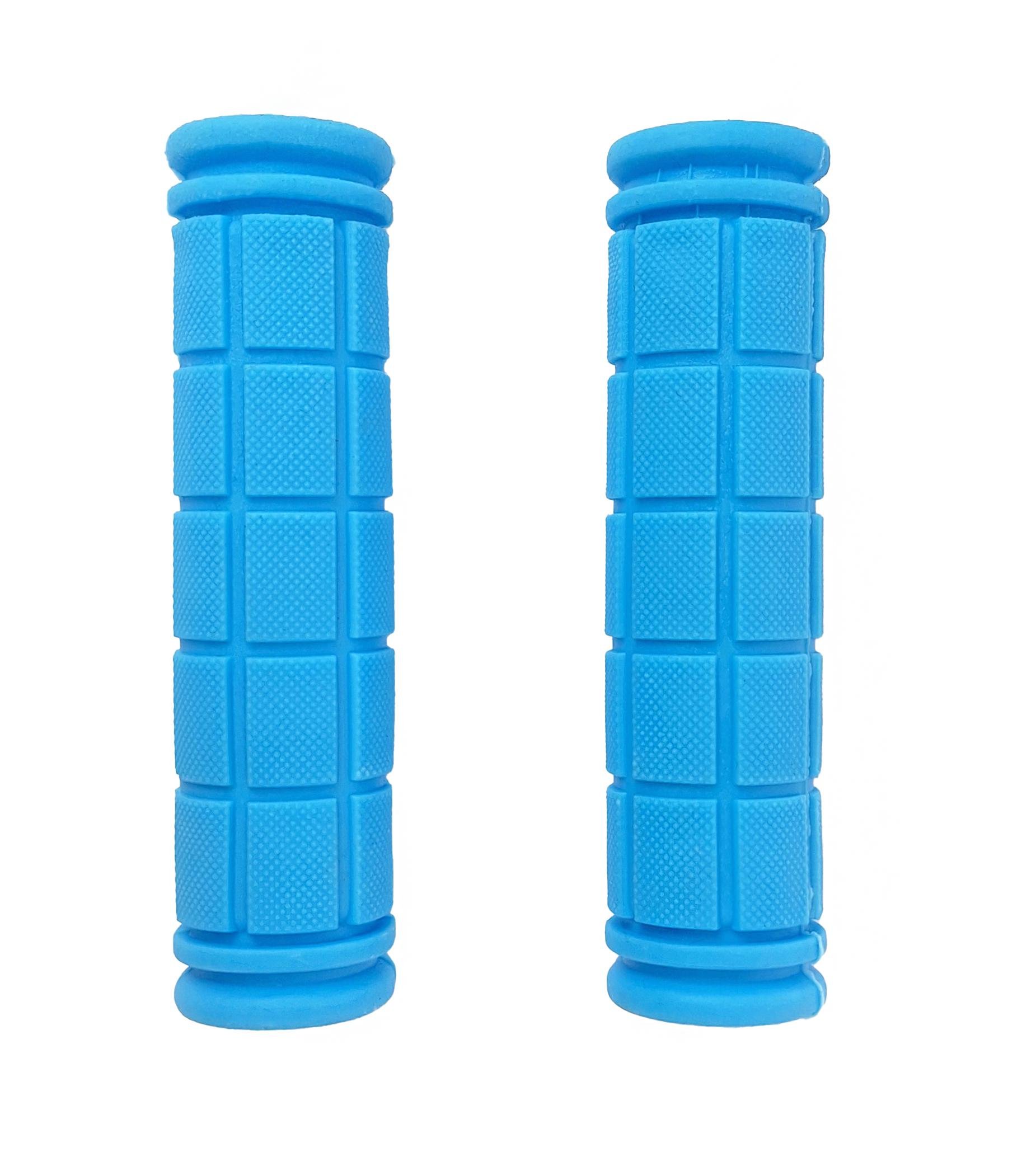 Грипсы силиконовые с рифлением прямые 120 мм Голубой (G0000957)