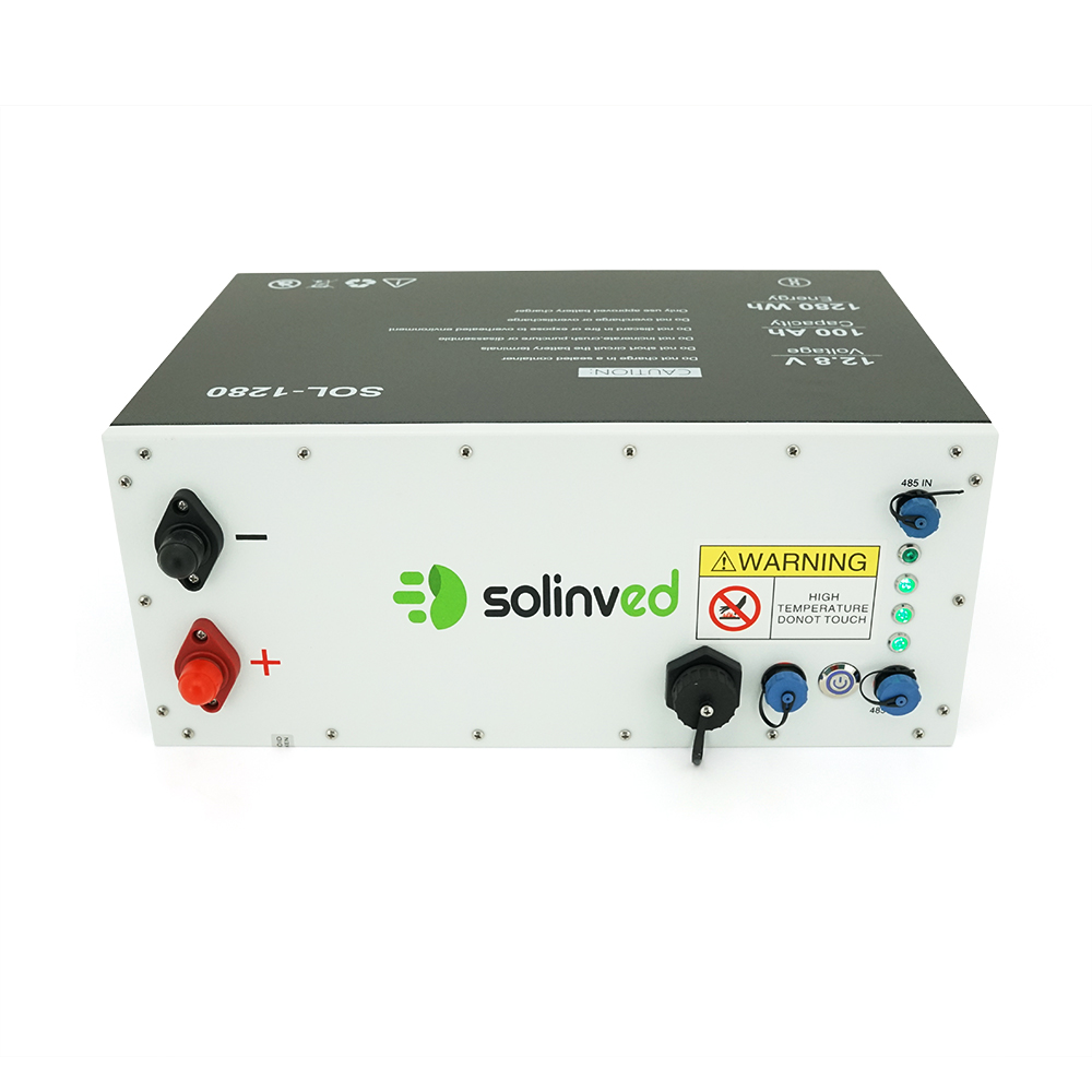 Аккумуляторная батарея Solinved LiFePO4 12,8V 100 Ah для солнечных систем Черный (37686)