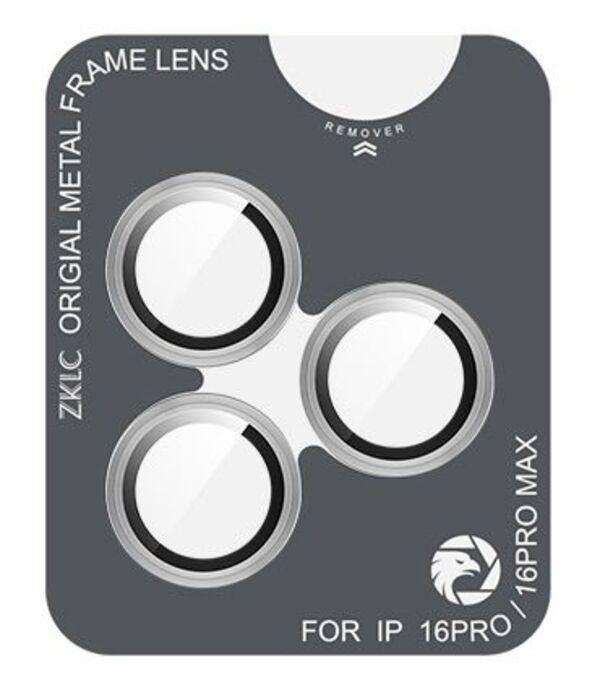 Защитное стекло для камеры ZK Lens Protection Glass iPhone 16 Pro/16 Pro Max, Silver