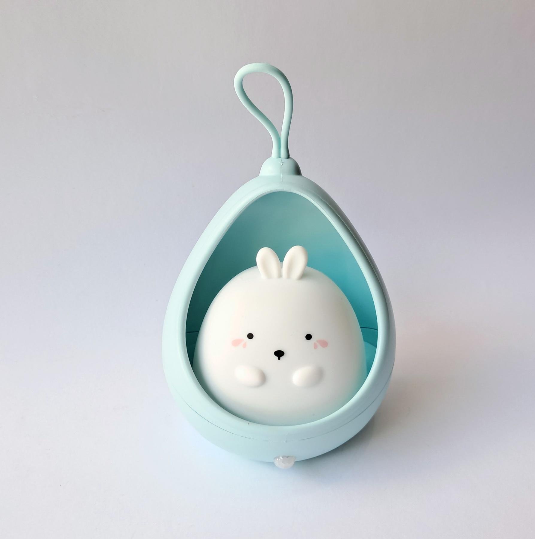 Світильник акумуляторний зайчик у кошику із сенсором руху Синій (TL-11ZA) - фото 5 Світильник акумуляторний зайчик у кошику із сенсором руху Синій (TL-11ZA) - фото 5