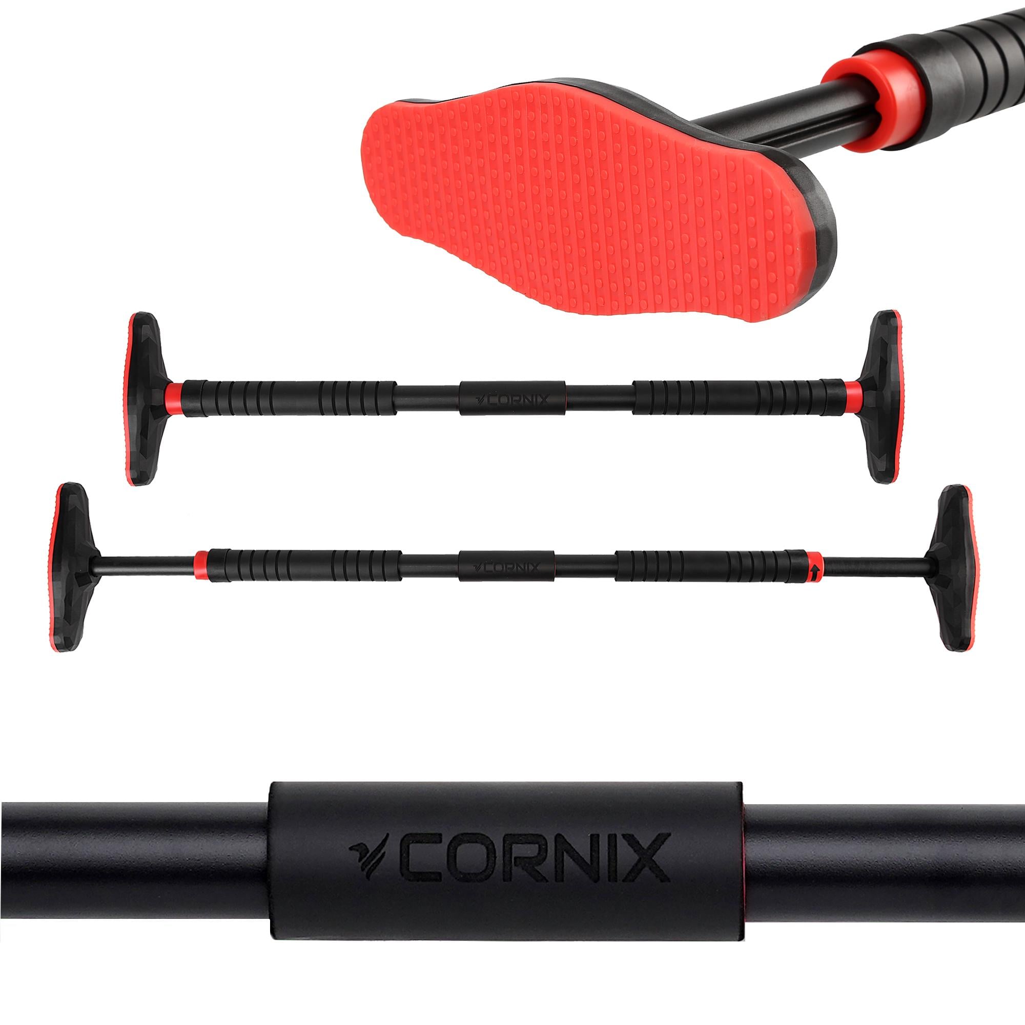 Турнік розсувний Cornix Pro XR-0284 90-130 см Black/Red (25802675) - фото 7