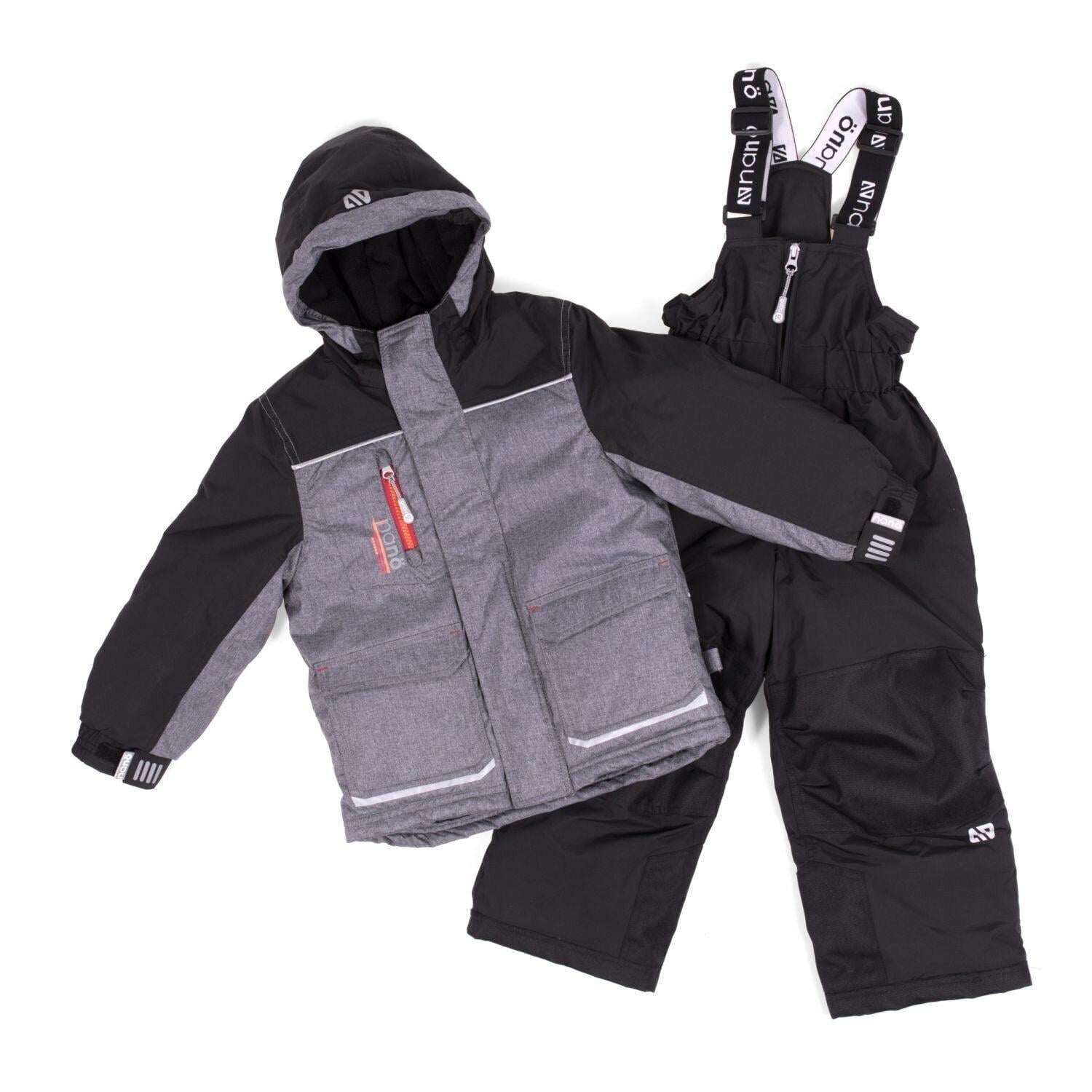 Детский зимний комплект для мальчика Nano F18M291 124-132 см Серо-черный (F18M291-Black-7)