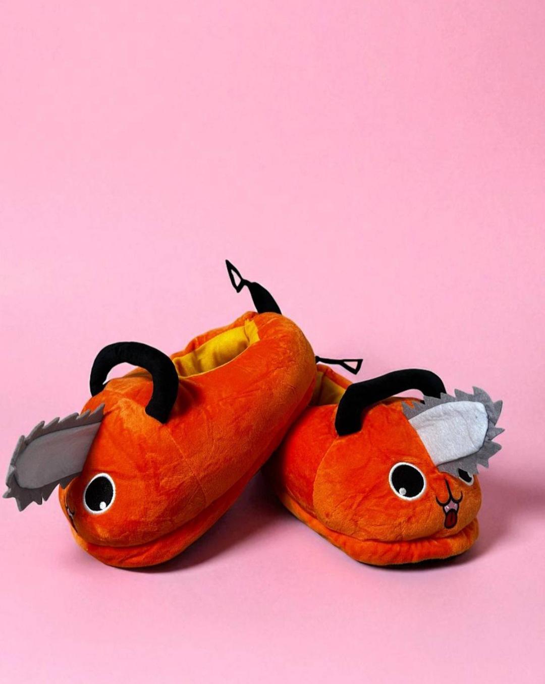 Тапочки домашние плюшевые Почита аниме р. 32-39 Оранжевый - фото 3 Тапочки домашние плюшевые Почита аниме р. 32-39 Оранжевый - фото 3