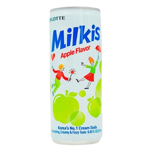 Напій молочний газований Lotte Milkis Apple яблоко 250 мл