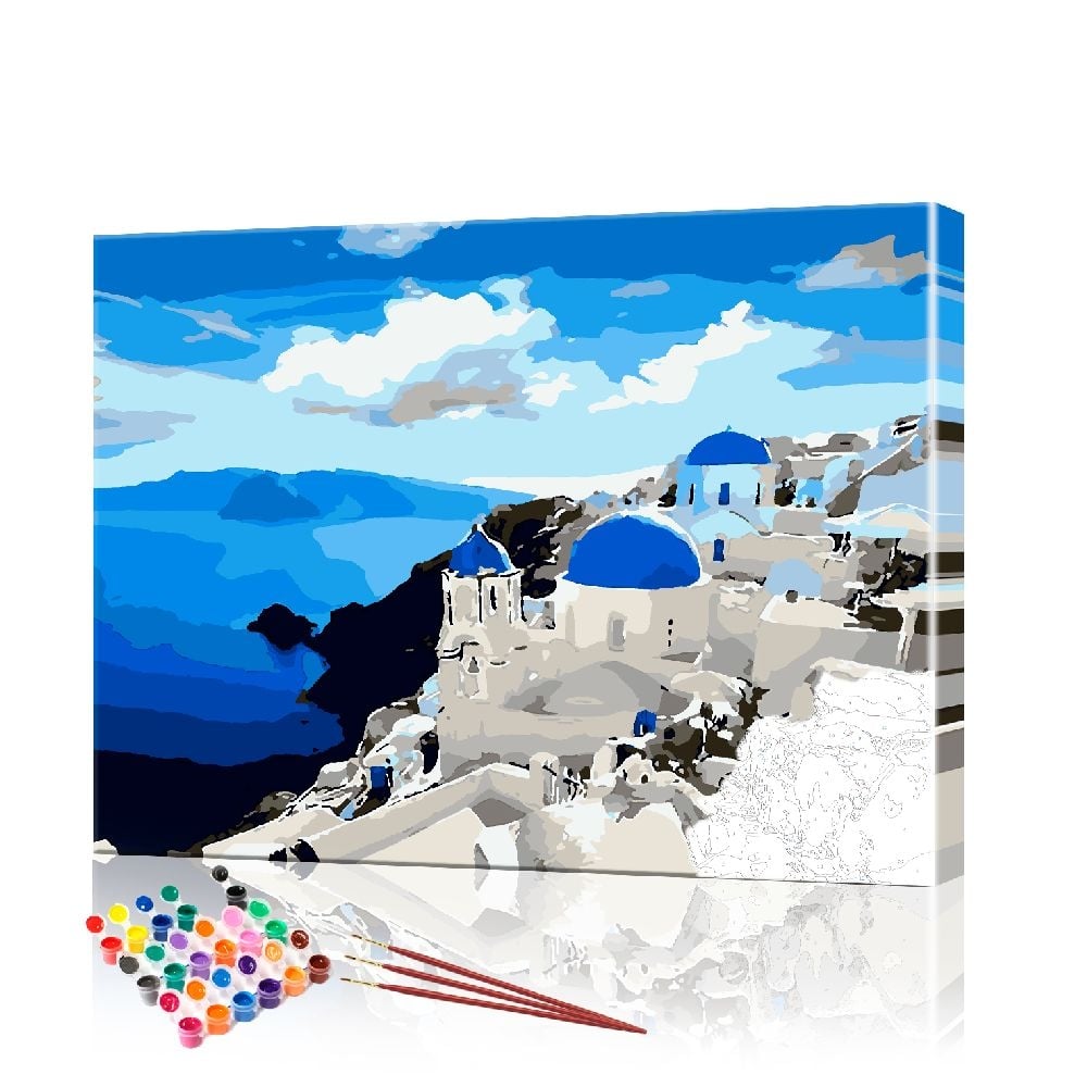 Картина по номерам ArtSale Греция PBN0483 40х50 см