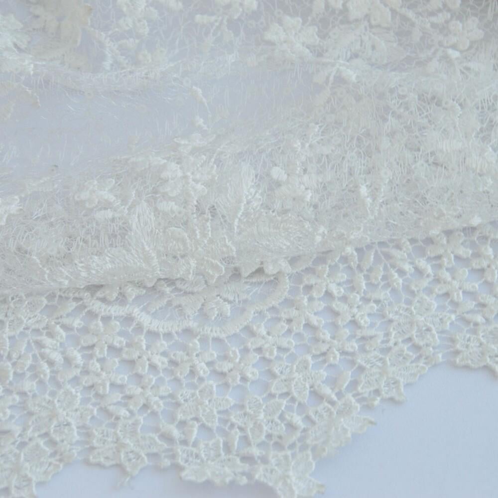 Ткань Гипюр Иоланта Молоко (14367)