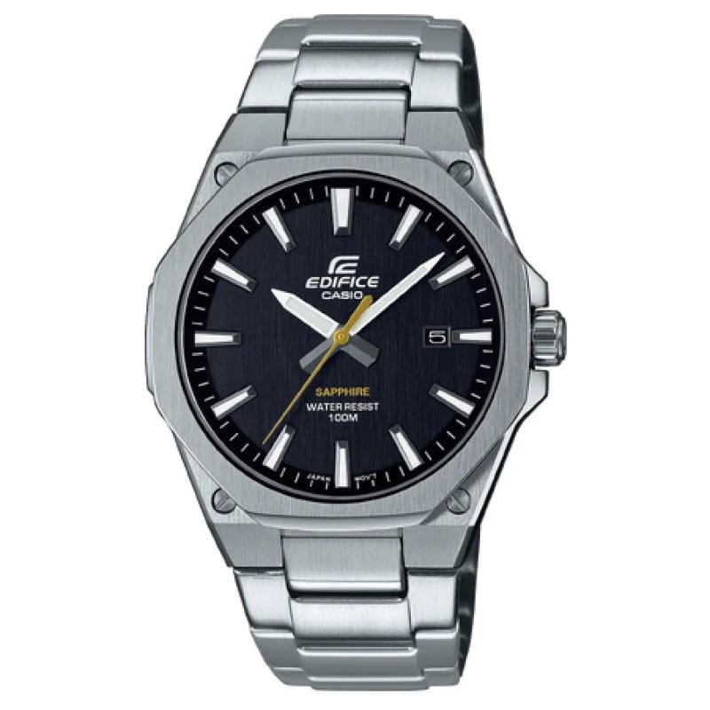 Часы мужские Casio Edifice EFR-S108D-1A кварцевый Черный циферблат (1141-0535)