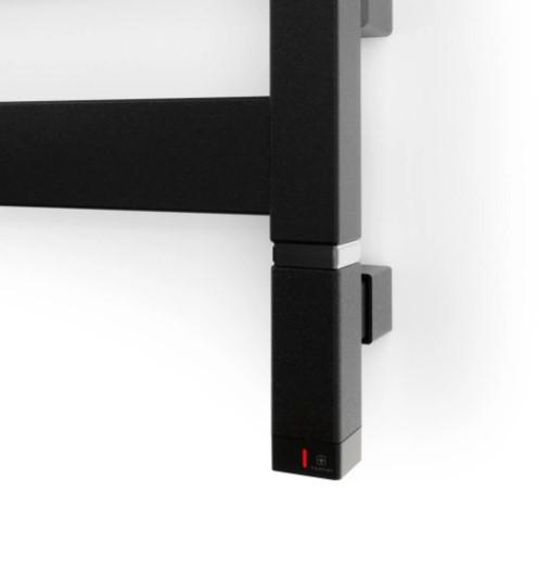 ТЭН электрический Terma ONE скрытый монтаж кабеля 800 Вт 30x30 мм Black mat (102)