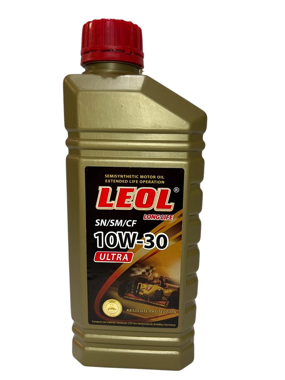 Моторное масло Леол Ультра 10W-30 SN/SM/CF 1 л (2627488355) Моторное масло Леол Ультра 10W-30 SN/SM/CF 1 л (2627488355)